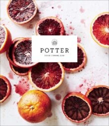 Spring 2018 Potter Food Catalog cover