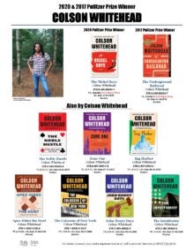 Colson Whitehead Sell Sheet cover