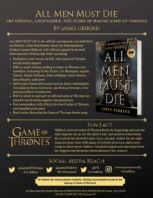All Men Must Die Sell Sheet cover