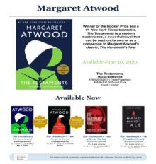 Margaret Atwood Sell Sheet 2020 cover