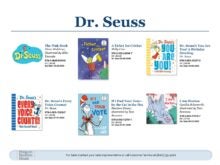 Dr. Seuss Sell Sheet cover