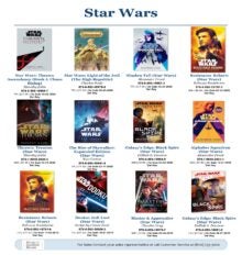 Star Wars Sell Sheet cover