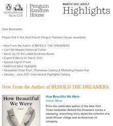 March 2021 Adult Highlights Newsletter cover