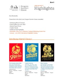 June 2022 Adult Highlights Newsletter cover