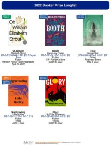 Booker Longlist 2022 Sell Sheet cover