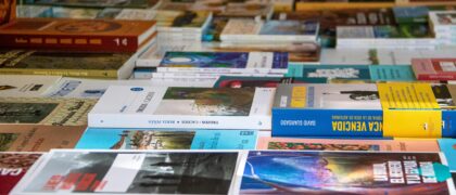 A photo of books